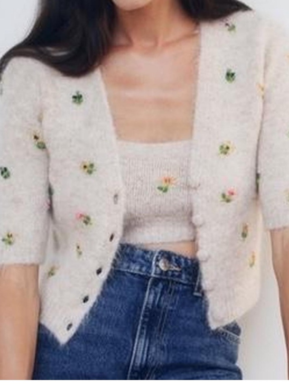 Zara alpaca blend cardigan size M